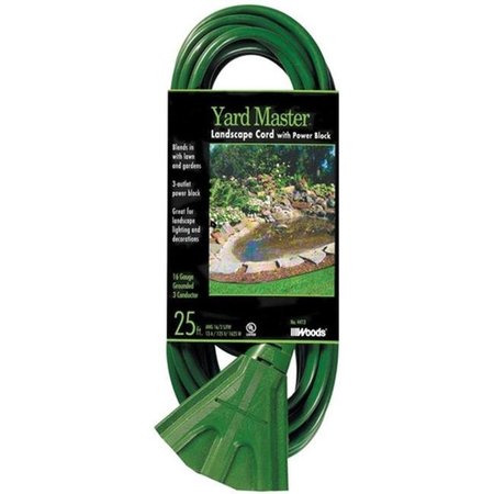 WOODS Woods 273663 25 ft. 6-Gauge; 3-Conductor Extension Cord; Green 273663